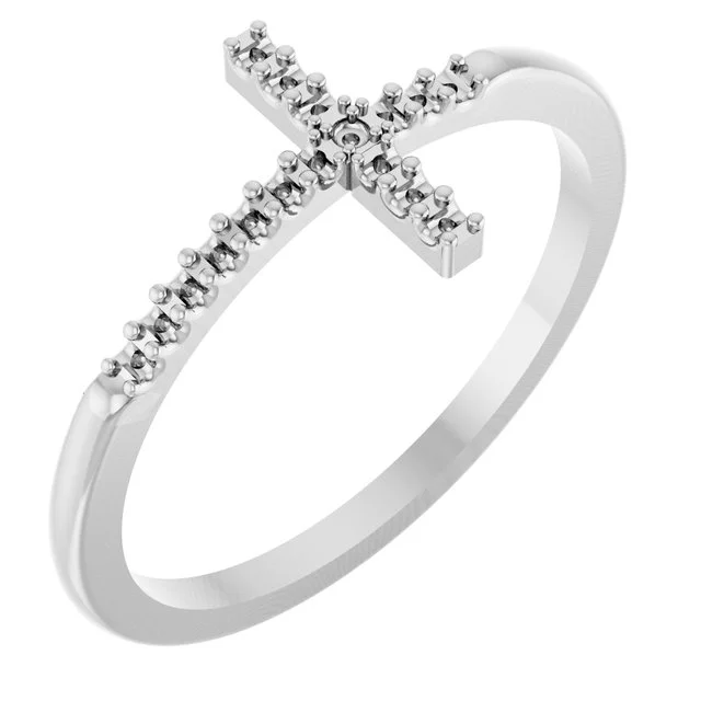 Sideways Cross Ring