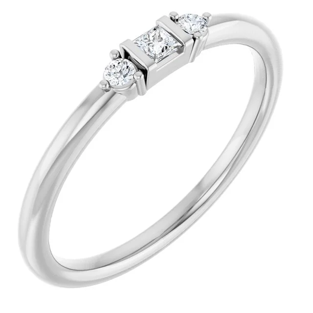 Accented Stackable Ring