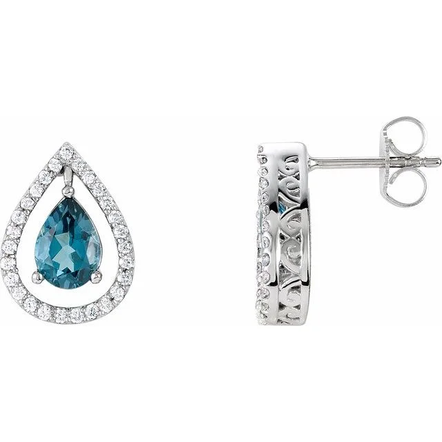 Halo-Style Earrings