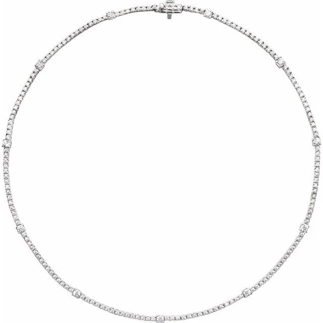 Lab-Grown Diamond Line / Tennis Necklace