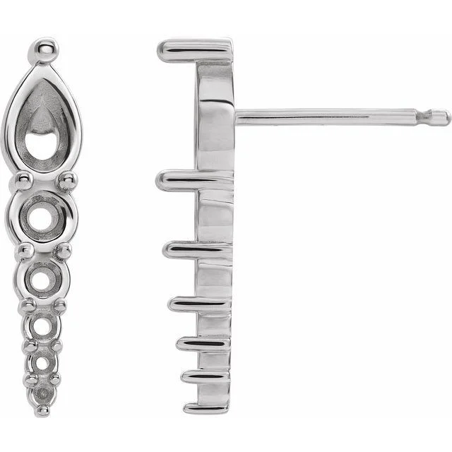 Accented Bar Earrings