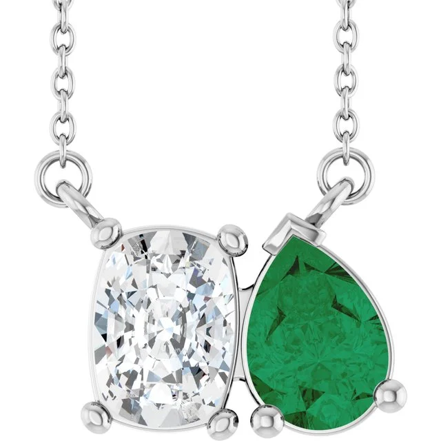 Two-Stone Necklace