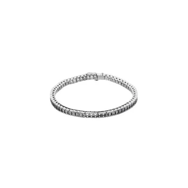 Accented Line / Tennis Bracelet
