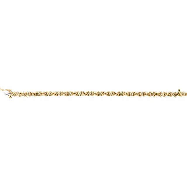 Accented Line / Tennis Bracelet
