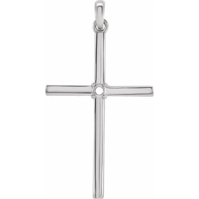 Birthstone Cross Pendant